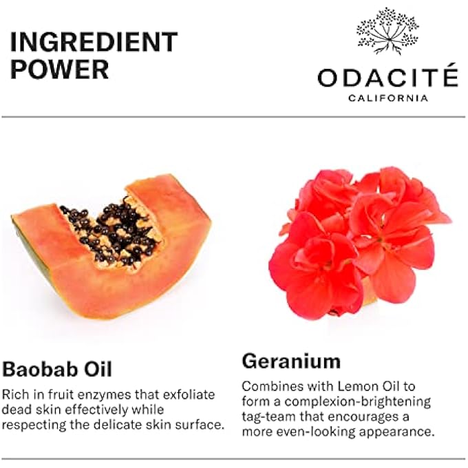 Odacite PA+G - PAPAYA - GERANIUM - DERMATOLOGIST RECOMMENDED ALL NATURAL FACIAL SERUM CONCENTRATE - TREAT HYPER SKIN PIGMENTATION - MADE WITH PAPAYA OIL, GERANIUM OIL AND LEMON OIL - Image 2